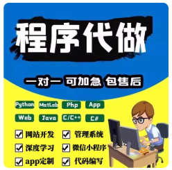 软件开发定制小程序APP帮代做java代码代编写C语言设计python编程